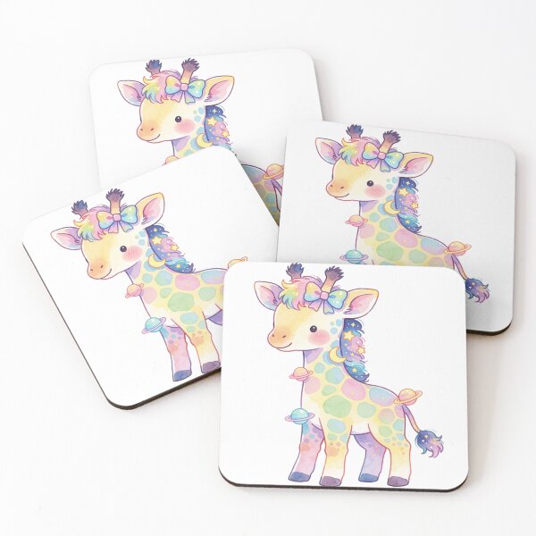 Item preview, Planet Giraffe | Cute Cosmic Fantasy Animal designed and sold by AillustriaAK.