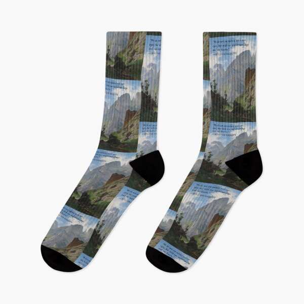 Item preview, William Hazlitt quote: We do not see nature with our eyes, but with our understandings and our hearts. designed and sold by artbleed.