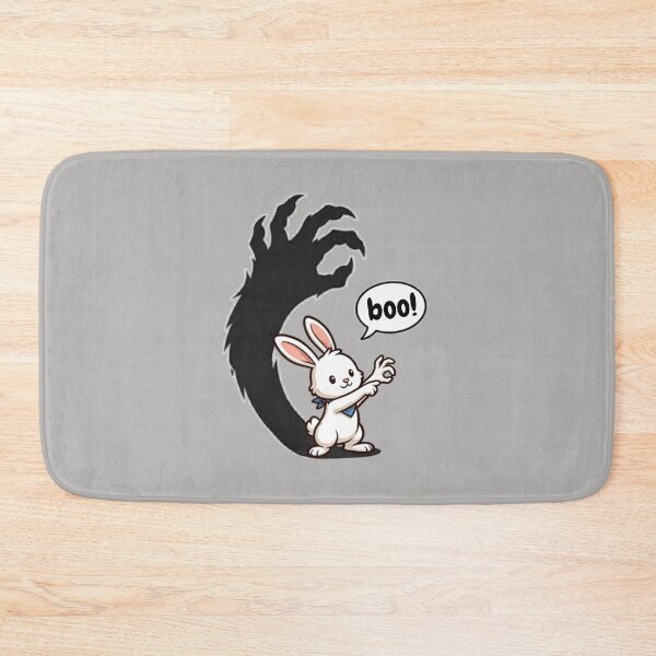 Item preview, Boo – Adorable Rabbit with Monster Shadow | Spooky Funny  designed and sold by EverClassic.