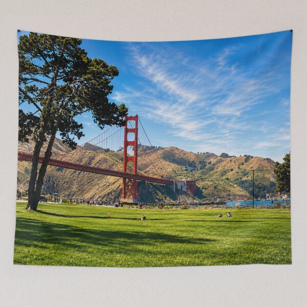 Item preview, Golden Gate Framed by Cypress designed and sold by Kimberly Palmer.