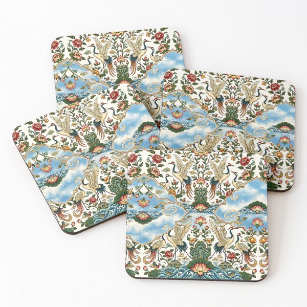 Item preview, Crane and Clouds Pattern Design | Korean Traditional Elegance Pattern designed and sold by K-Tradition.