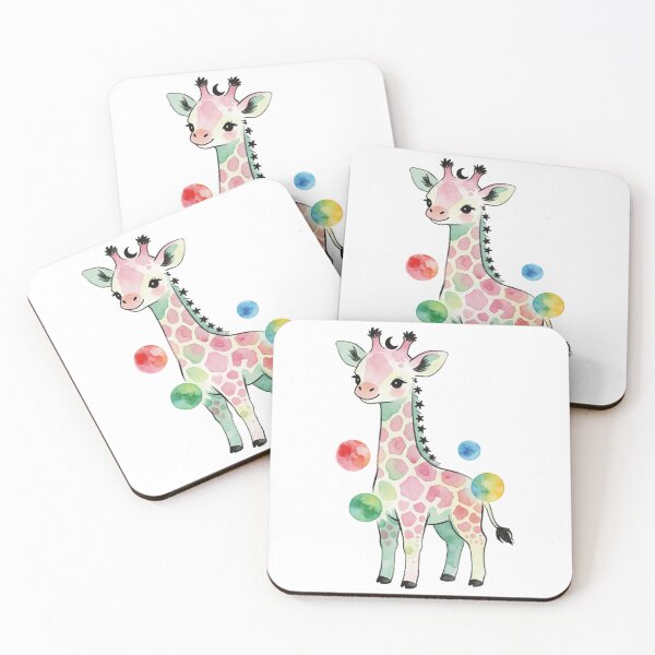 Item preview, Planet Giraffe | Cute Cosmic Fantasy Animal designed and sold by AillustriaAK.