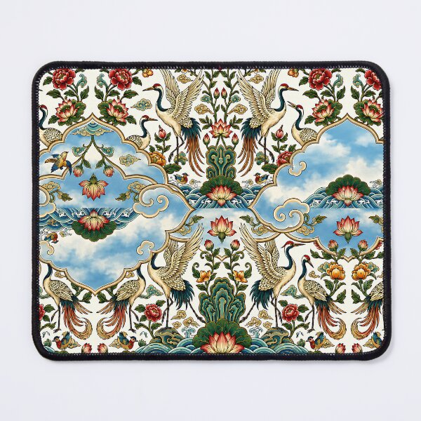 Item preview, Crane and Clouds Pattern Design | Korean Traditional Elegance Pattern designed and sold by K-Tradition.