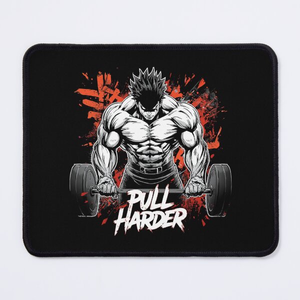 Item preview, PULL HARDER – Anime Gym Warrior Streetwear | Berserk & Shonen Inspired Fitness Design designed and sold by Sparkofart07.