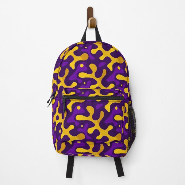 Item preview, Chunky Purple And Yellow Lava Lamp Blob Pattern designed and sold by igraphixart.