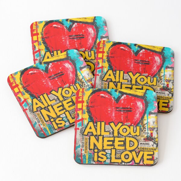 Item preview, All You Need is Love Graffiti Artwork designed and sold by davidelder.
