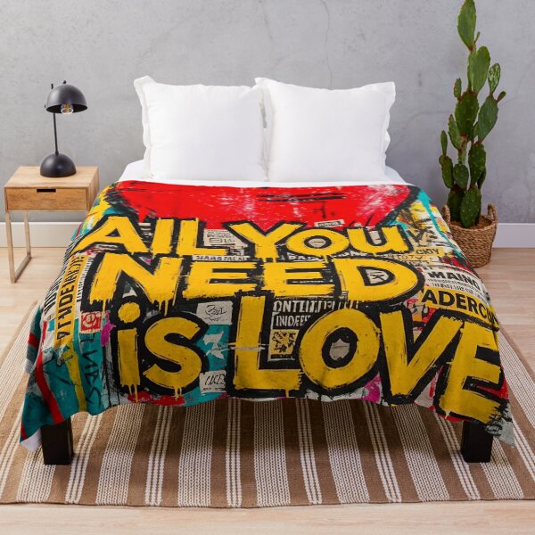 Item preview, All You Need is Love Graffiti Artwork designed and sold by davidelder.