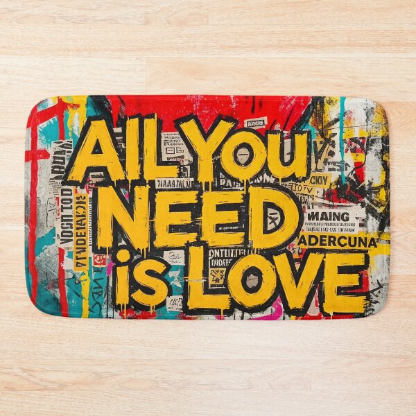 Item preview, All You Need is Love Graffiti Artwork designed and sold by davidelder.