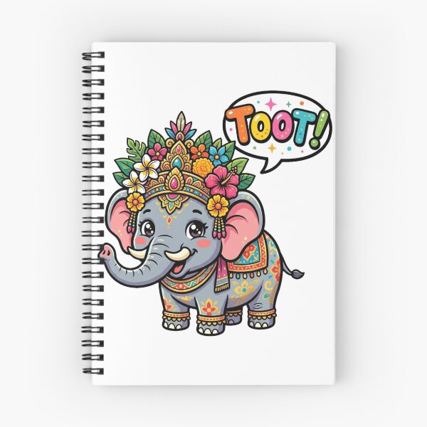 Item preview, Barong Gajah Cute Chibi Elephant Art designed and sold by DuckOddity.