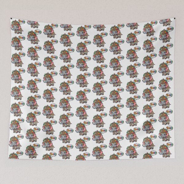 Item preview, Barong Gajah Cute Chibi Elephant Art designed and sold by DuckOddity.