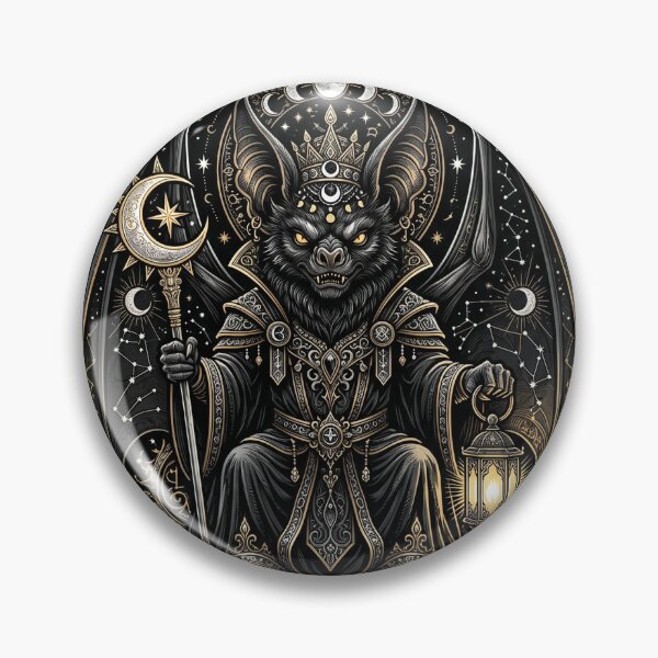 Item preview, Tarot Bat The Night Keeper Gothic T-Shirt designed and sold by MERAKISL.