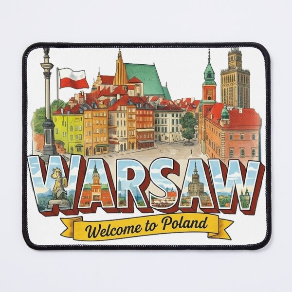 Item preview, Warsaw Poland - Travel Art designed and sold by yunamaliskova.
