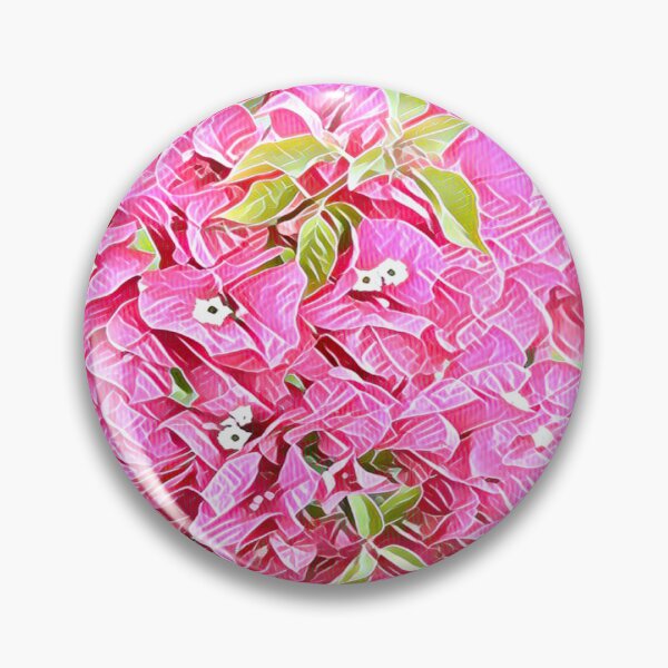 Item preview, Abstract Impressionist Pink Bougainvillea Digital Illustration designed and sold by BalkanBloom.