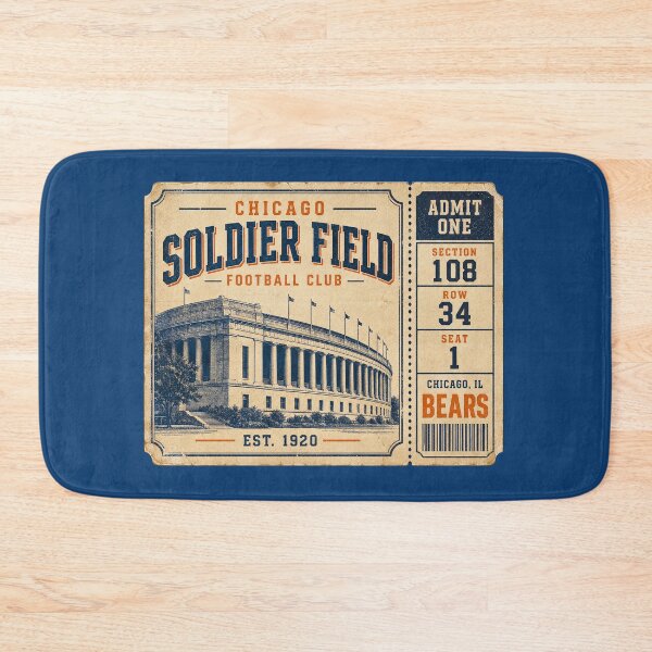 Item preview, Soldier Field Vintage Ticket Shirt Chicago Football Club Retro Stadium Design designed and sold by GhostDawgs.