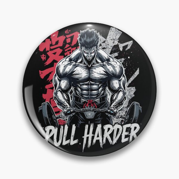 Item preview, Copy of PULL HARDER – Anime Gym Warrior Streetwear | Berserk & Shonen Inspired Fitness Design designed and sold by Sparkofart07.