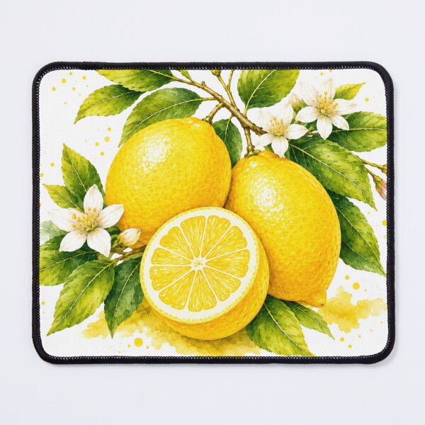 Item preview, Watercolor Lemon Branch Illustration designed and sold by jiaaz84.