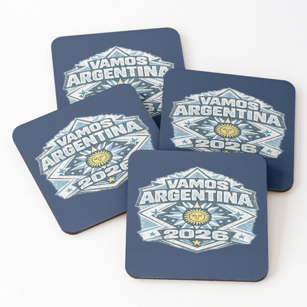Item preview, Vamos Argentina 2026 Vintage Football Fan Retro T-Shirt designed and sold by ArthUpscale.