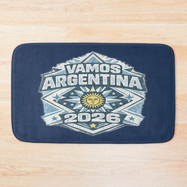 Item preview, Vamos Argentina 2026 Vintage Football Fan Retro T-Shirt designed and sold by ArthUpscale.