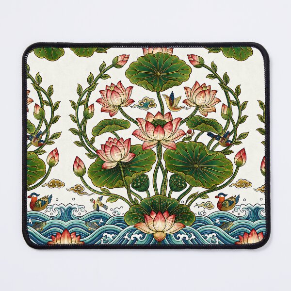Item preview, Lotus Blossom Pattern Design | Elegant Floral Korean Inspired Pattern designed and sold by K-Tradition.