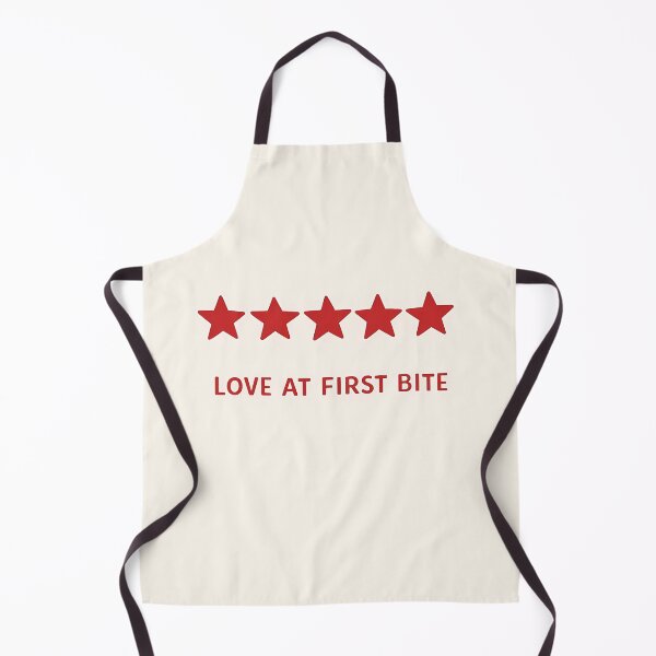 Item preview, Love At First Bite Five Stars Funny Italian Food Quote designed and sold by BeataPrint.
