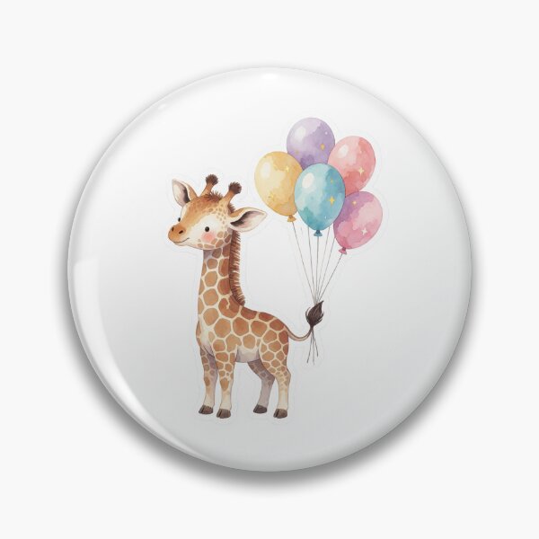Item preview, Balloon Giraffe | Cute Whimsical Fantasy Animal designed and sold by AillustriaAK.