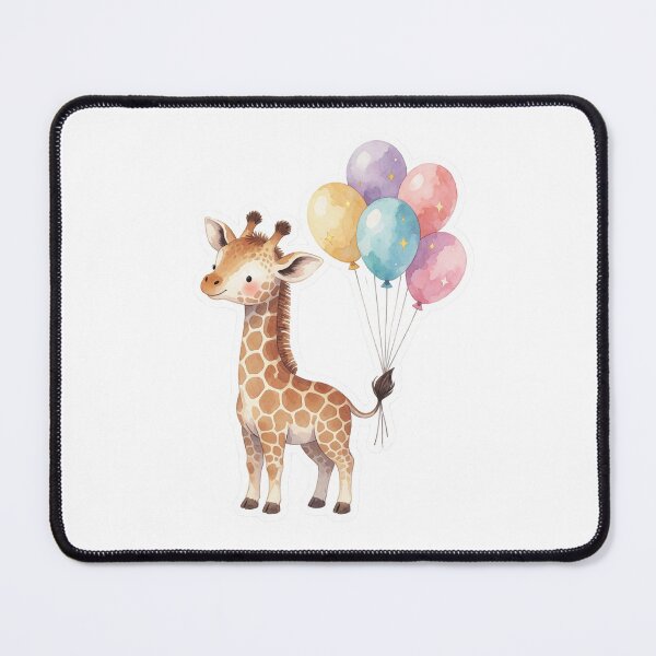 Item preview, Balloon Giraffe | Cute Whimsical Fantasy Animal designed and sold by AillustriaAK.