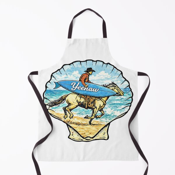 Item preview, Yeehaw - Cowboy Surf Sticker designed and sold by yunamaliskova.