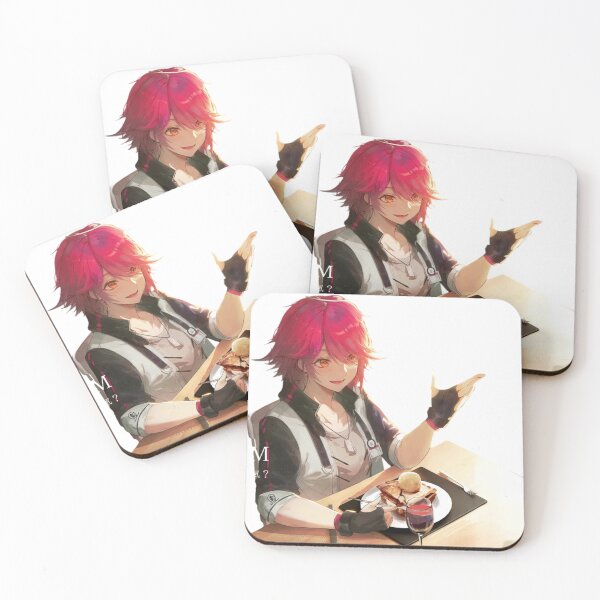 Item preview, Exusiai Eating Waffles Arknights designed and sold by KomiArts.