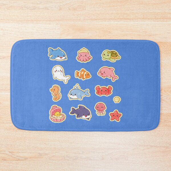 Item preview, Kawaii Ocean Friends Sticker Pack designed and sold by TheRightNotes.