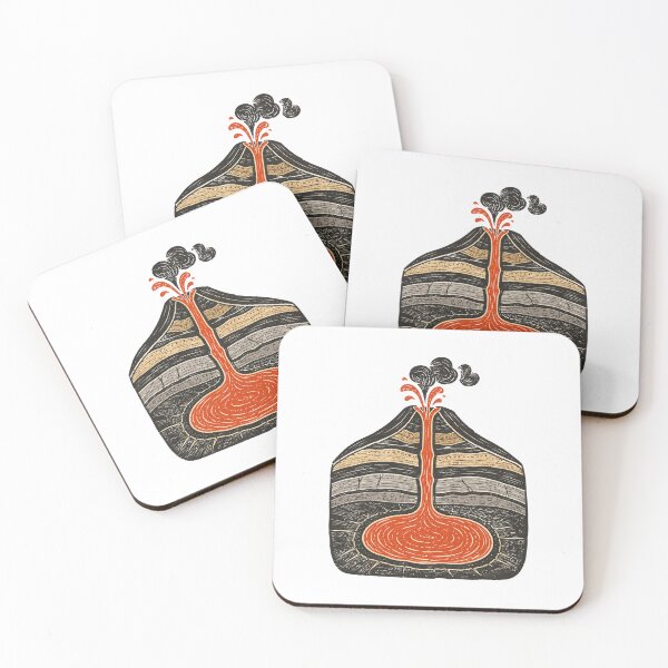 Item preview, Cutaway Volcano with Magma Chamber and Strata designed and sold by eignvalue.