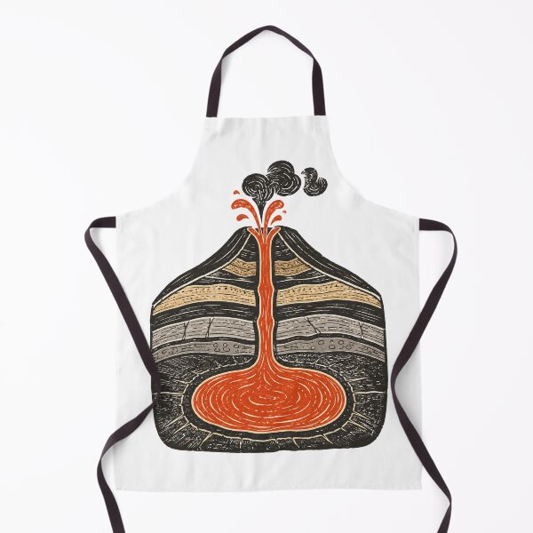 Item preview, Cutaway Volcano with Magma Chamber and Strata designed and sold by eignvalue.