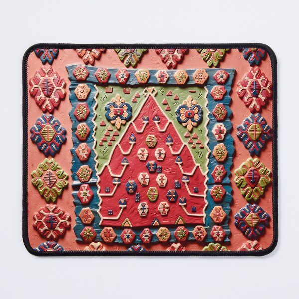 Item preview, Bayburt Northeast Anatolian Niche Kilim Print designed and sold by Vicky Brago-Mitchell®.