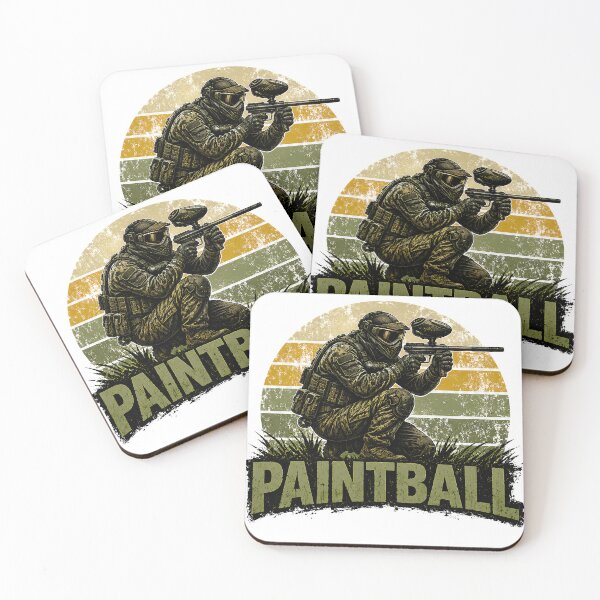 Aperçu de l'œuvre Joueur Paintball Mode Combat créée et vendue par OTSC.
