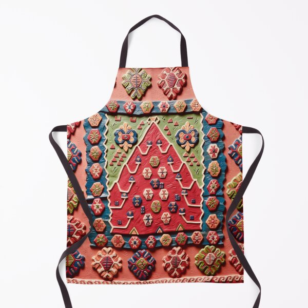 Item preview, Bayburt Northeast Anatolian Niche Kilim Print designed and sold by Vicky Brago-Mitchell®.