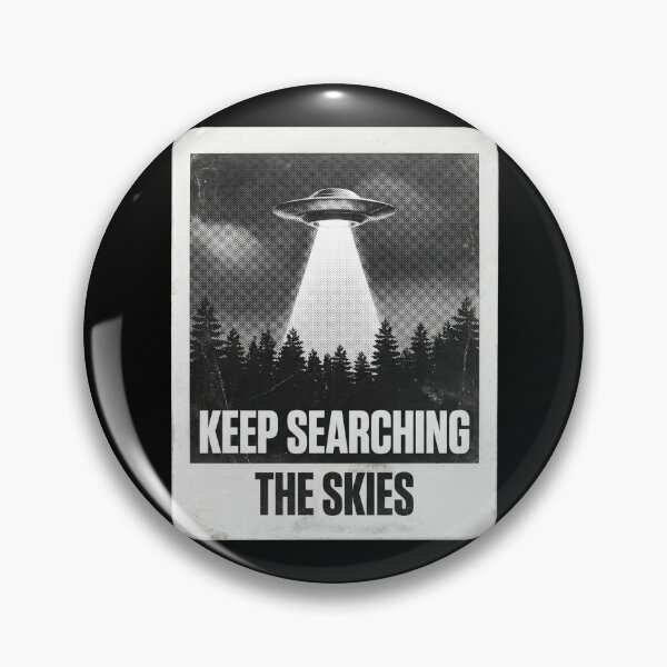 Item preview, Keep Searching The Skies UFO Poster designed and sold by TeNovaStudio.