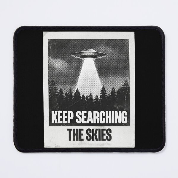 Item preview, Keep Searching The Skies UFO Poster designed and sold by TeNovaStudio.