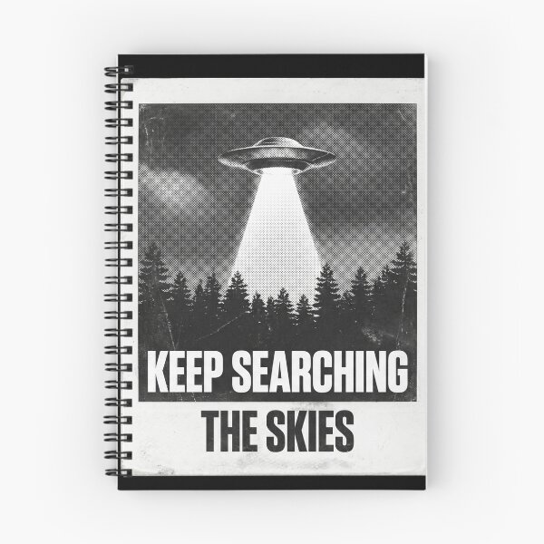 Item preview, Keep Searching The Skies UFO Poster designed and sold by TeNovaStudio.