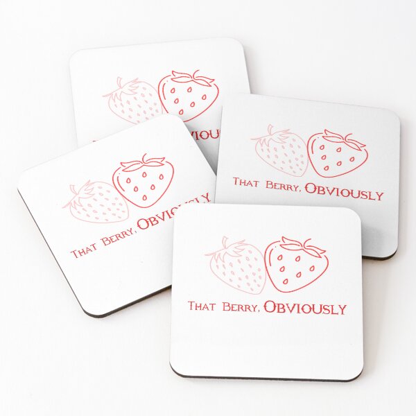 Item preview, That Berry, Obviously! Strawberry Aesthetic Design2 designed and sold by reanacreations.