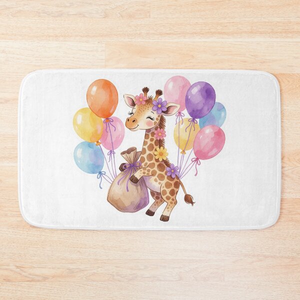Item preview, Balloon Giraffe | Cute Whimsical Fantasy Animal designed and sold by AillustriaAK.