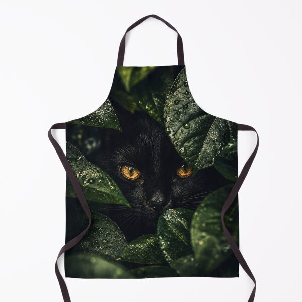 Item preview, Mystical Black Cat Hidden in Emerald Foliage designed and sold by Rohan132.