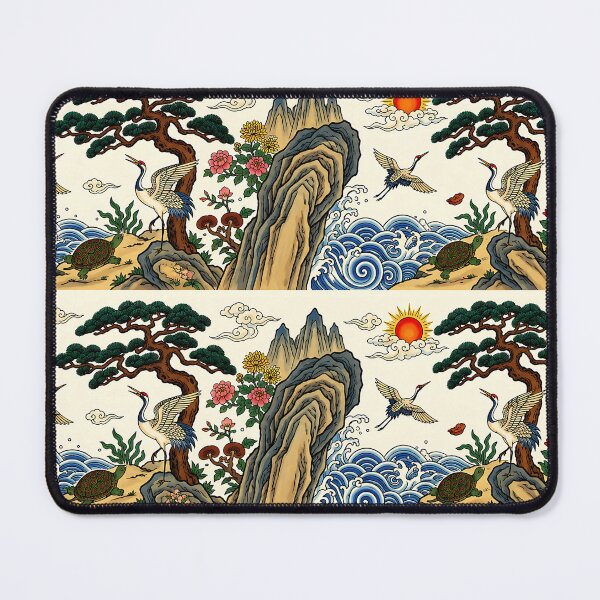Item preview, Ocean Sipjangsaeng Pattern Design | Korean Symbols of Longevity Patterns designed and sold by K-Tradition.