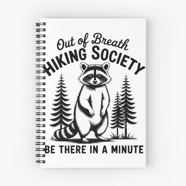 Item preview, Out of Breath Hiking Society designed and sold by FloraliteCo.