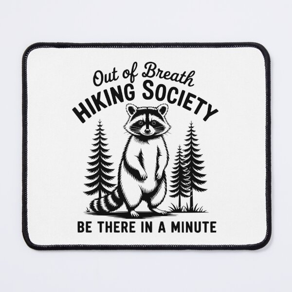 Item preview, Out of Breath Hiking Society designed and sold by FloraliteCo.