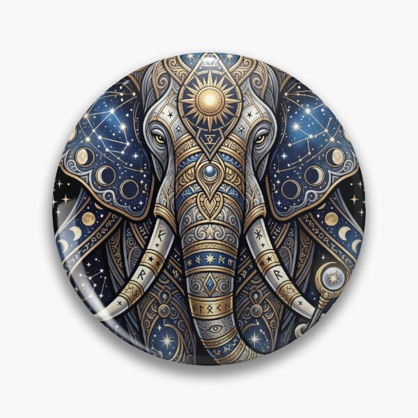 Item preview, Tarot Elephant The Wisdom Celestial T-Shirt designed and sold by MERAKISL.