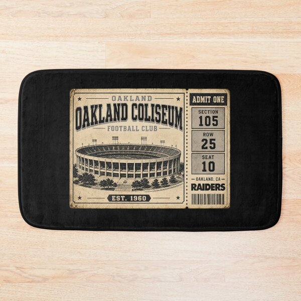 Item preview, Oakland Coliseum Football Club Vintage Ticket Shirt Oakland Retro Stadium Tee designed and sold by GhostDawgs.