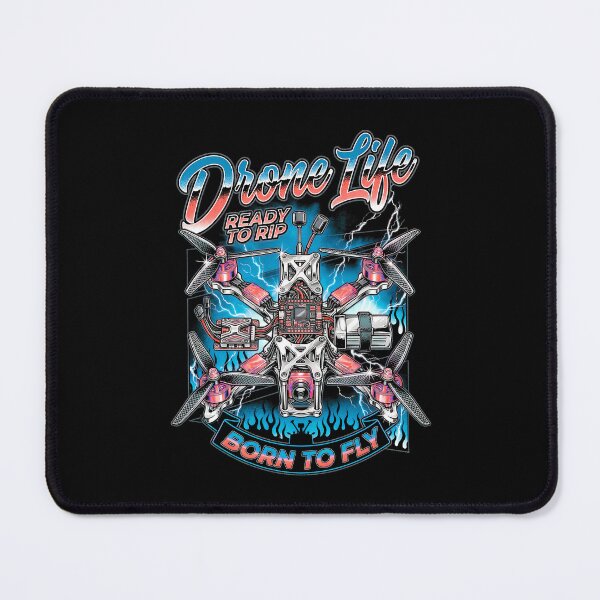 Item preview, Drone Life Born To Fly Vintage Quadcopter Pilot designed and sold by GrandeDuc.
