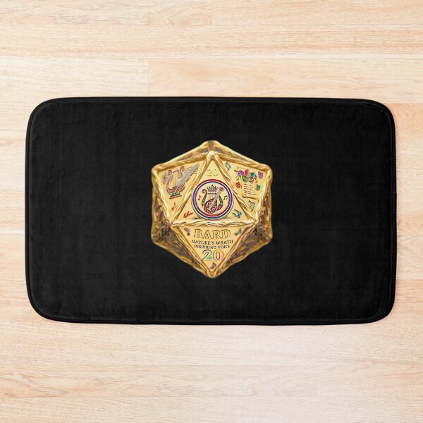 Item preview, Bard D20 Dice RPG Inspiring Voice Fantasy Art designed and sold by DeerHouse.