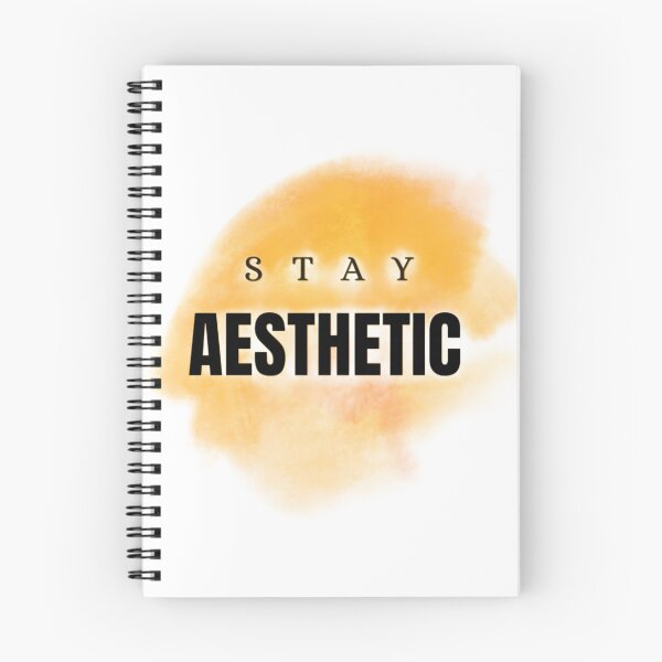 Item preview, Stay Aesthetic Minimal Typography Design designed and sold by StyleBloomes.