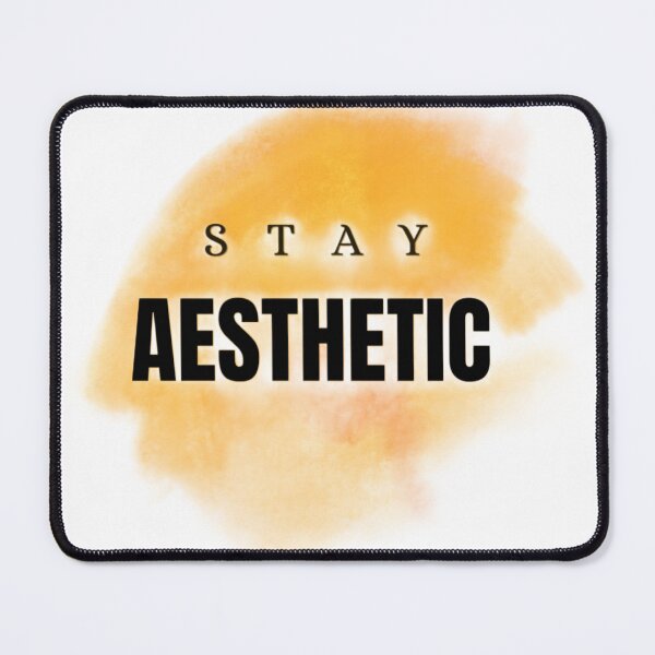 Item preview, Stay Aesthetic Minimal Typography Design designed and sold by StyleBloomes.