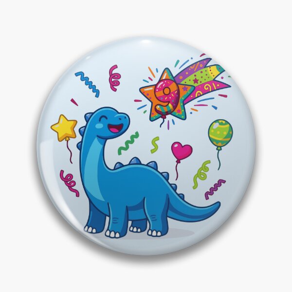Item preview, Nine saurus birthday blue long neck  designed and sold by Tronstell.